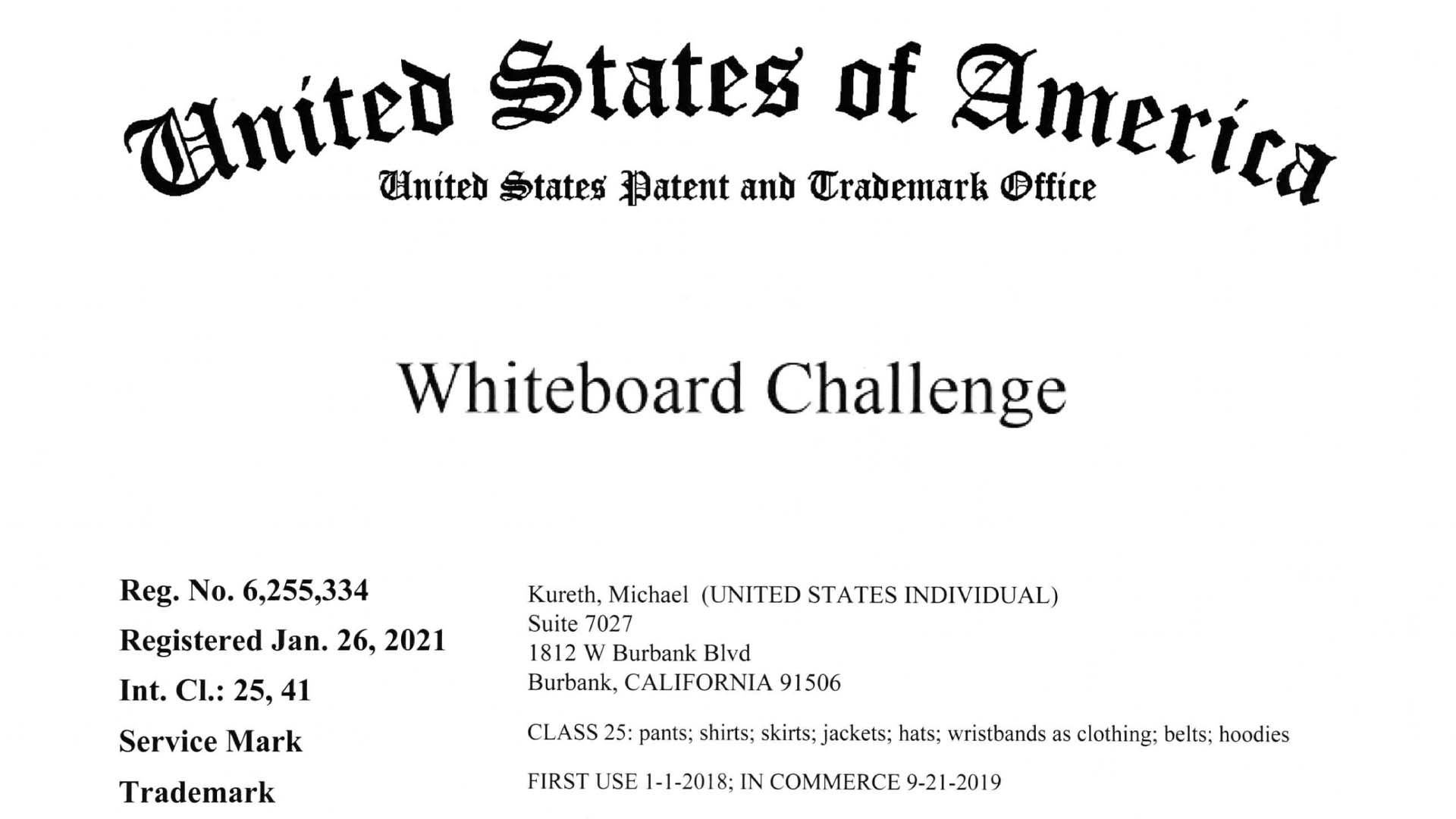 Trademark - Whiteboard Challenge