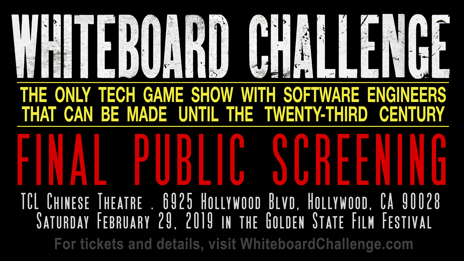 Final Public Screening of "Whiteboard Challenge"